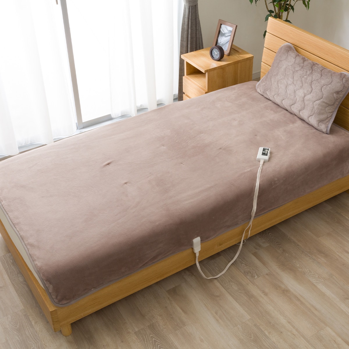 洗える 電気毛布 掛け敷き兼用タイプ(Nウォーム モカ NT-55 A2630