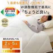ちょうど良い 温度×湿度 W調整 掛け布団(K2623)