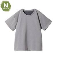 WOMENS 着るだけで疲労回復リカバリーウェア 半袖Tシャツ(Nミラク グレー M)