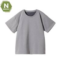 WOMENS 着るだけで疲労回復リカバリーウェア 半袖Tシャツ(Nミラク グレー LL)