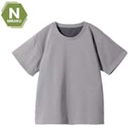 WOMENS 着るだけで疲労回復リカバリーウェア 半袖Tシャツ(Nミラク グレー LL)