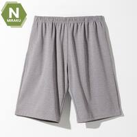MENS 着るだけで疲労回復リカバリーウェア ルームパンツ ハーフ丈(Nミラク グレー LL)