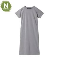 WOMENS 着るだけで疲労回復リカバリーウェア ワンピース(Nミラク グレー L-LL)