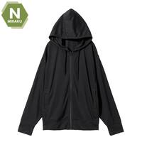 MENS 着るだけで疲労回復 ジップパーカー(Nミラク ブラック M)