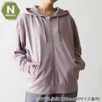 WOMENS 着るだけで疲労回復 ジップパーカー(Nミラク ローズLL)