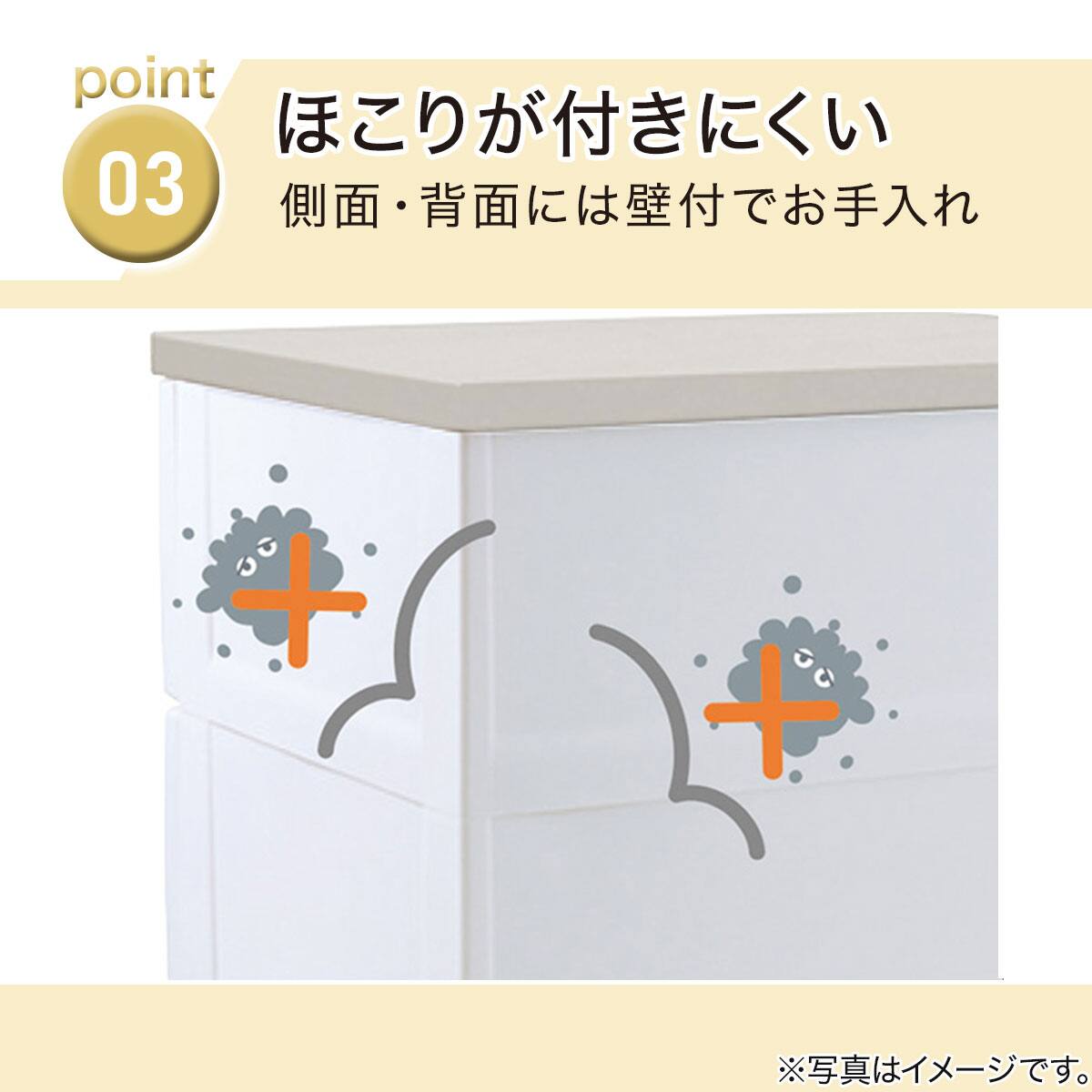フィッツプラスNTメッシュ2 幅55cm 3段 黒石目(FM5503) | ニトリネット