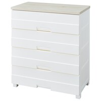 フィッツプラスEZY 幅75cm 4段 ホワイトウォッシュ (FE7504)