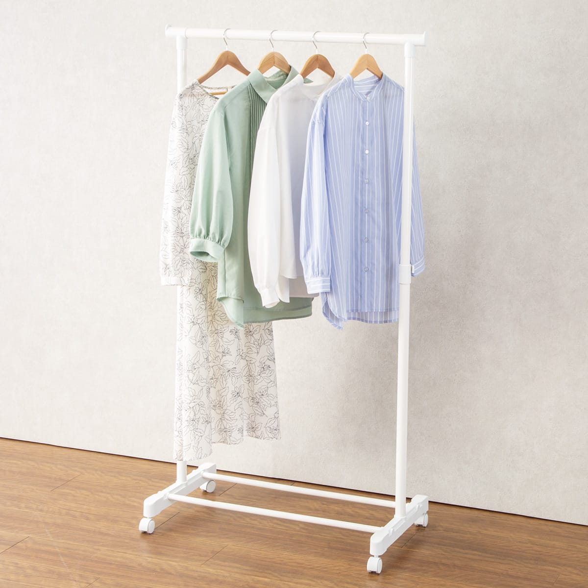 ニトリ Magazine Rack ハンガーラック シングル (HT2c ホワイト) | ニトリネット【公式】 家具・インテリア通販