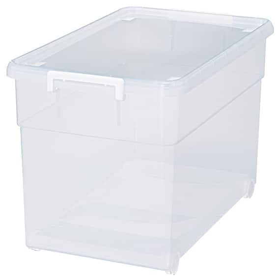 大容量で丈夫なフタ付き収納ボックス LL 1枚目画像
