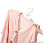 衣類にやさしいクッション付 フックツキハンガー 2P (YK2c02) 2枚目画像