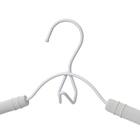 衣類にやさしいクッション付 フックツキハンガー 2P (YK2c02) 5枚目画像
