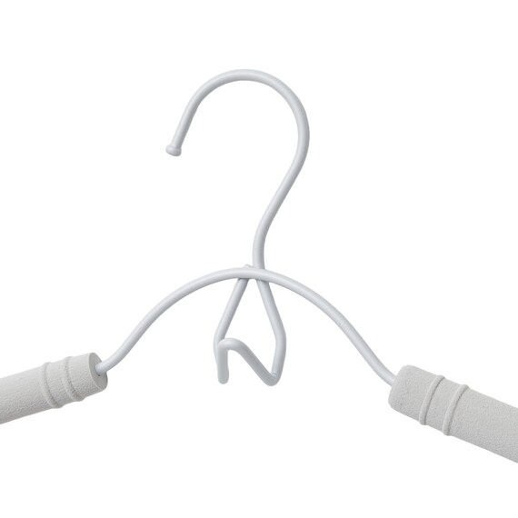 衣類にやさしいクッション付 フックツキハンガー 2P (YK2c02) 5枚目画像