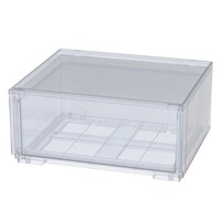 組合せ可能な収納ケース 透明 (幅52cm×高さ24cm NS5224)