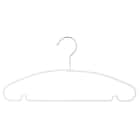 すべりにくい 省スペース レディース ハンガー 幅38cm 5本組(LB0s01 W38 ホワイト) 4枚目画像