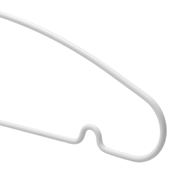 すべりにくい 省スペース レディース ハンガー 幅38cm 5本組(LB0s01 W38 ホワイト) 6枚目画像