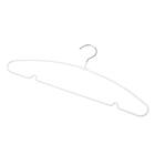 すべりにくい 省スペース メンズ ハンガー 幅45cm 5本組(LB0s01 W45 ホワイト) 4枚目画像