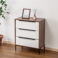 掃除がしやすい脚付きチェスト 3段(QS2g01)