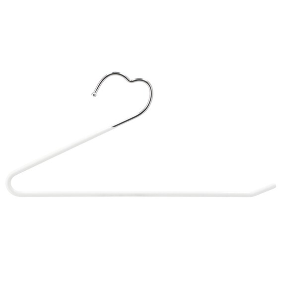 掛けやすく取りやすい スラックスハンガー 3本組(YK2g02 ホワイト) 4枚目画像