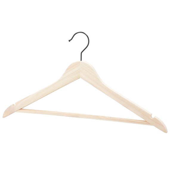 ひのきハンガー 幅44cm 2本組(CP2g02) 3枚目画像