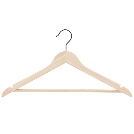 ひのきハンガー 幅44cm 2本組(CP2g02) 4枚目画像
