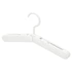 折りたたみコンパクトハンガー 2個組 (YK2g06 ホワイト) 2枚目画像