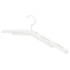 折りたたみコンパクトハンガー 2個組 (YK2g06 ホワイト) 3枚目画像