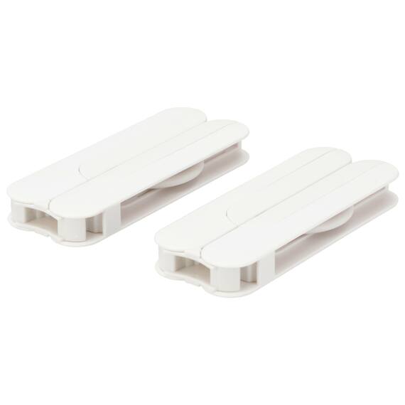 折りたたみコンパクトハンガー 2個組 (YK2g06 ホワイト) 7枚目画像