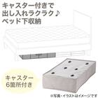 キャスター付きベット下収納(EB02) 2枚目画像