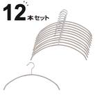 すべりにくいアーチ型ハンガー 3P(3P LMO YI22) 12本セット 1枚目画像