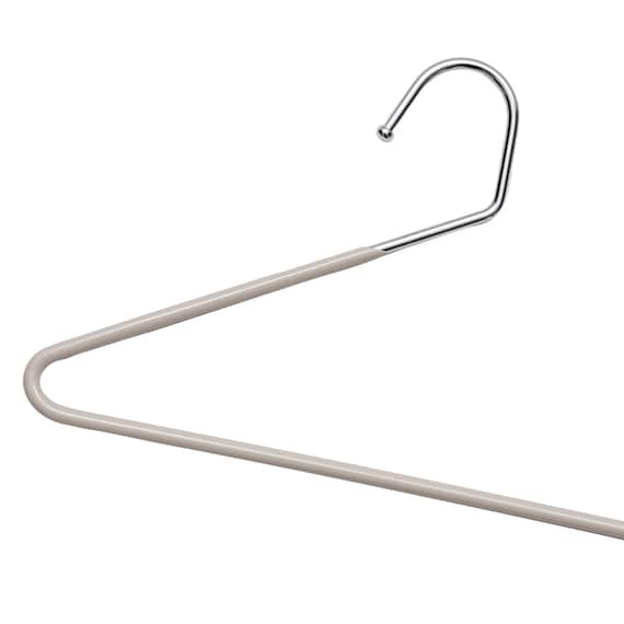 すべりにくいスラックスハンガー(ライトモカ YI23) 12本セット 3枚目画像