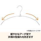 アーチ型アルミハンガー(2P SB01) 2枚目画像