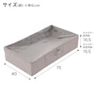 キャスター付き ベッド下収納(EB2G) 2枚目画像