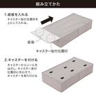 キャスター付き ベッド下収納(EB2G) 4枚目画像