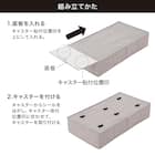 キャスター付き ベッド下収納(EB2G) 4枚目画像