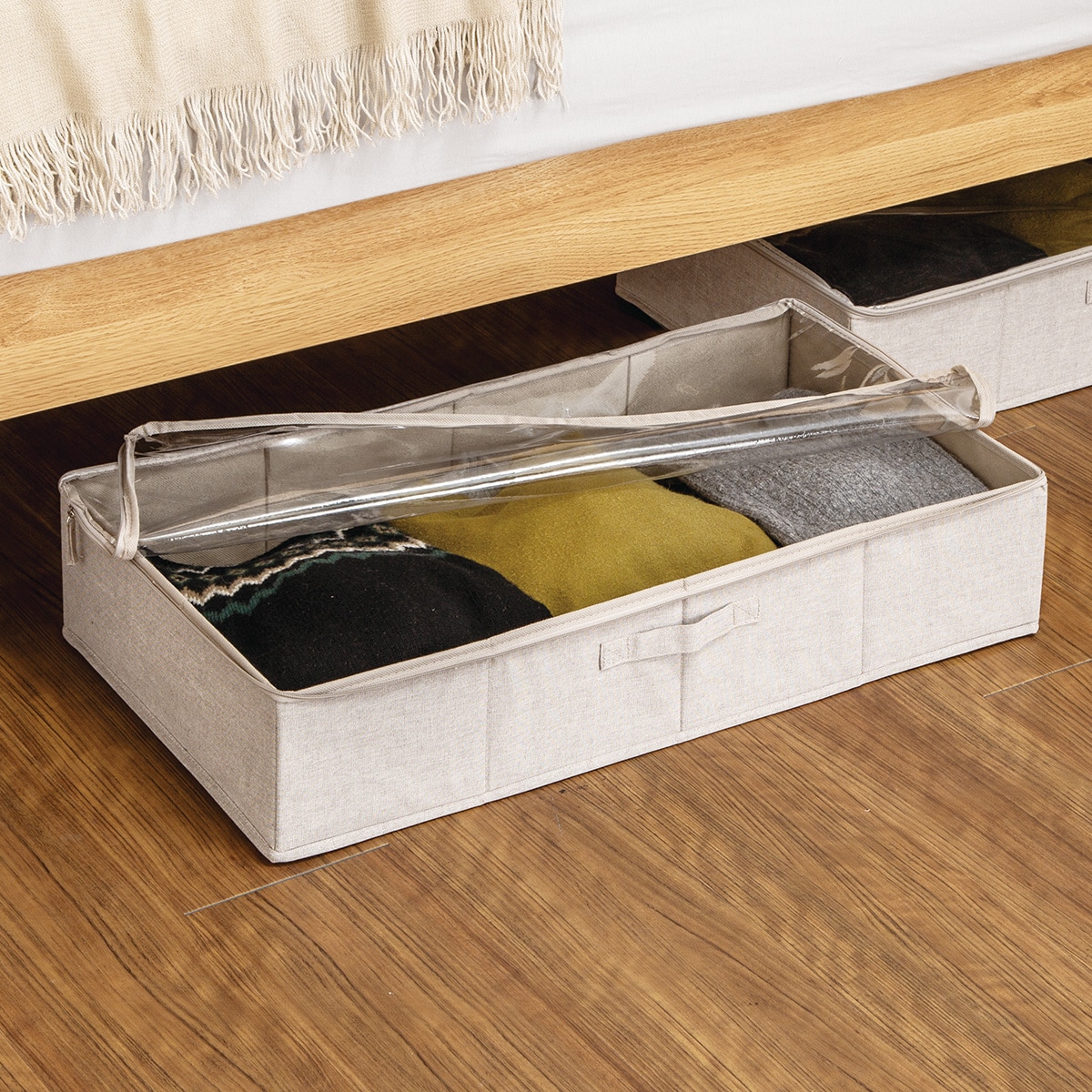 ニトリ　ベッド下収納ケース キャスター付き　M・Lセット ベッド下収納ケース キャスター付き(M) | ニトリネット【公式】 家具