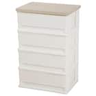 木目調天板チェスト 4段(FD2-W4D) 1枚目画像