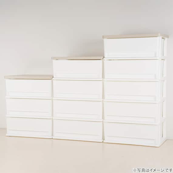 木目調天板チェスト 4段(FD2-W4D) 3枚目画像