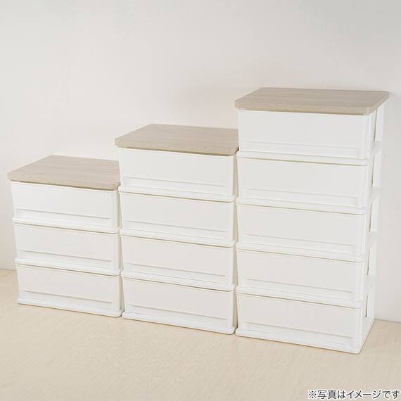 木目調天板チェスト 4段(FD2-W4D) 5枚目画像