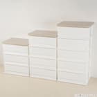 木目調天板チェスト 4段(FD2-W4D) 5枚目画像