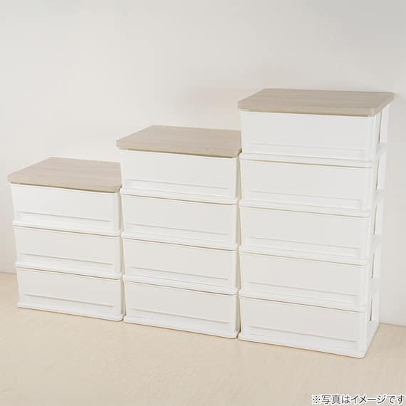 木目調天板チェスト 4段(FD2-W4D) 5枚目画像