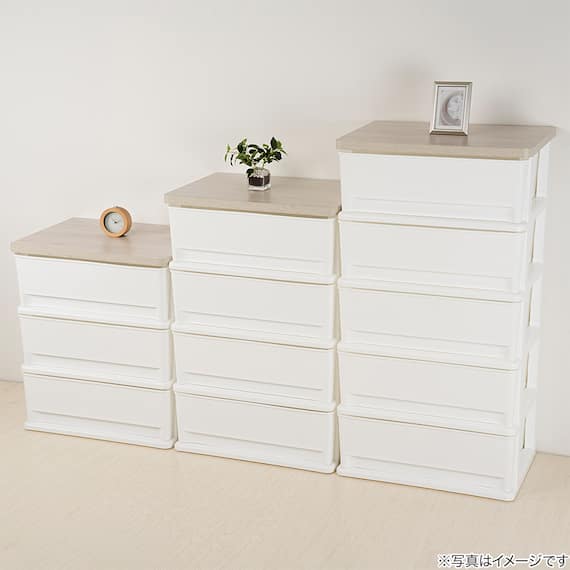 木目調天板チェスト 4段(FD2-W4D) 6枚目画像