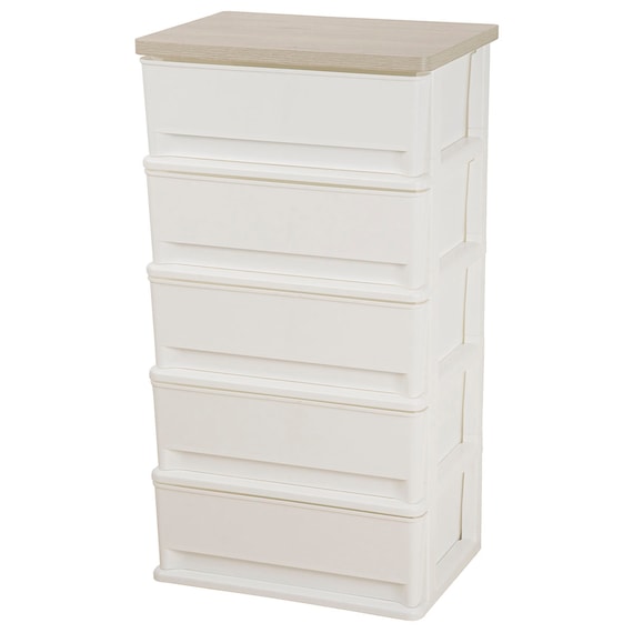 木目調天板チェスト 5段(FD2-W5D) 1枚目画像