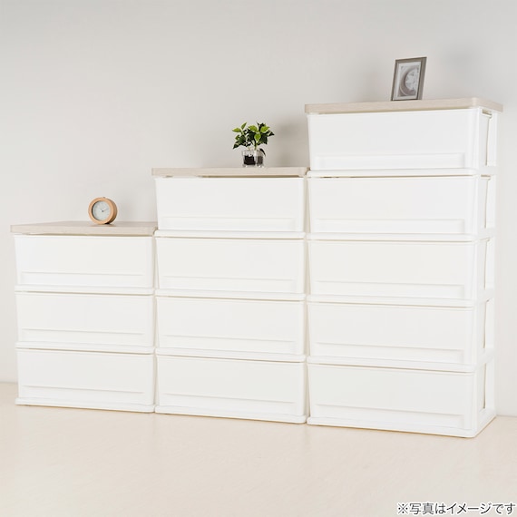 木目調天板チェスト 5段(FD2-W5D) 4枚目画像