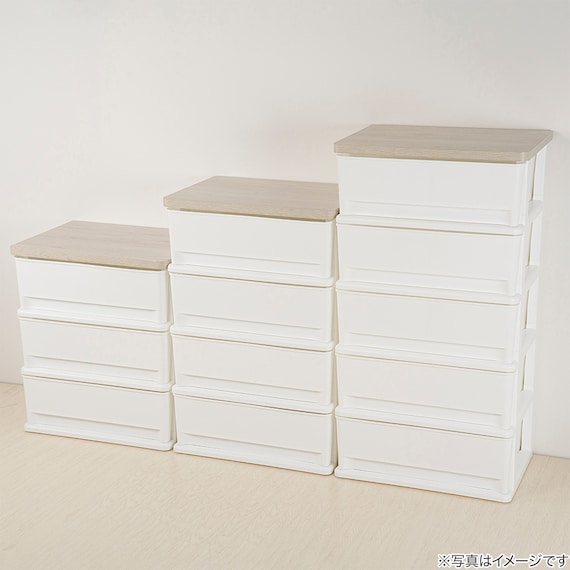 木目調天板チェスト 5段(FD2-W5D) 5枚目画像