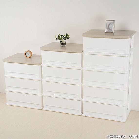 木目調天板チェスト 5段(FD2-W5D) 6枚目画像