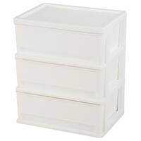 リビングチェスト 3段(FD2-WH)