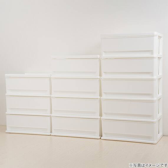 リビングチェスト 4段(FD2-WH) 3枚目画像