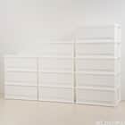 リビングチェスト 4段(FD2-WH) 3枚目画像