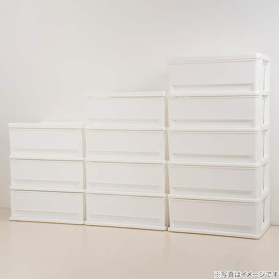 リビングチェスト 4段(FD2-WH) 3枚目画像