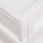 リビングチェスト 4段(FD2-WH) 9枚目画像